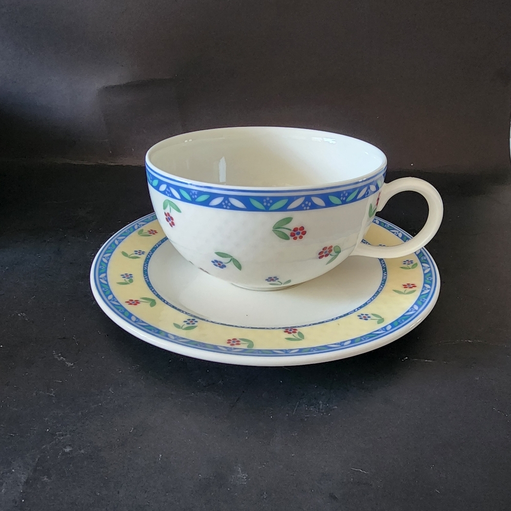 Villeroy & Boch ADELINE espresso cup and saucer